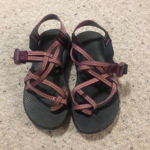 Purple womans chacos